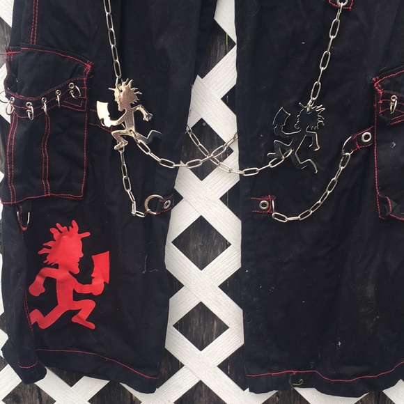 Tripp NYC Black Pants with Red and White Accents - Picture 2 of 5